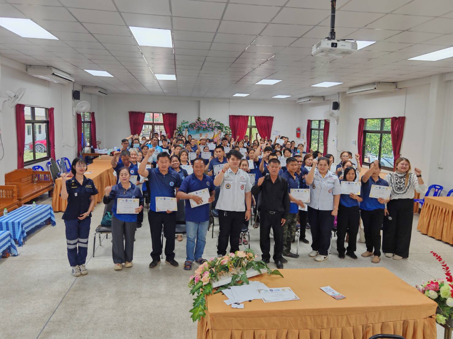 โครงการอบรมการช่วยชีวิตขั้นพื้นฐาน (BLS) โดย รพ.สต.แม่ป้อก