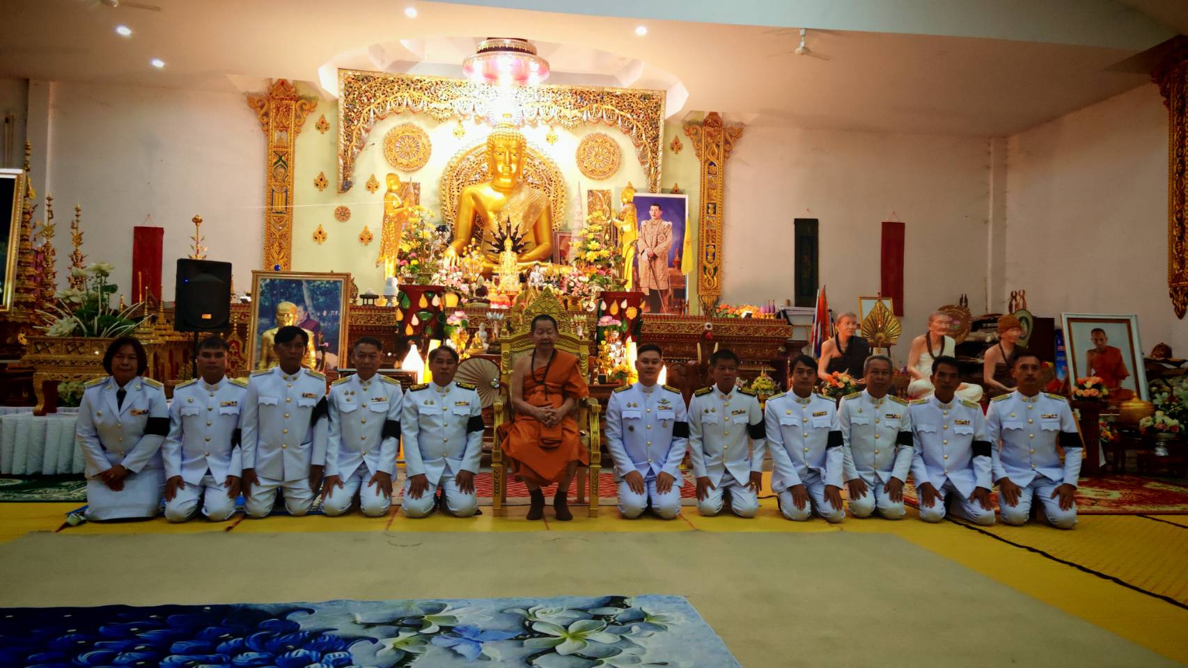 ร่วมพิธีบำเพ็ญกุศล เพื่ออุทิศถวายพระกุศลแด่สมเด็จพระเจ้าลูกเธอ เจ้าฟ้าพัชรกิติยาภา  นเรนทิราเทพยวดี กรมหลวงราชสาริณีสิริพัชร มหาวัชรราชธิดา